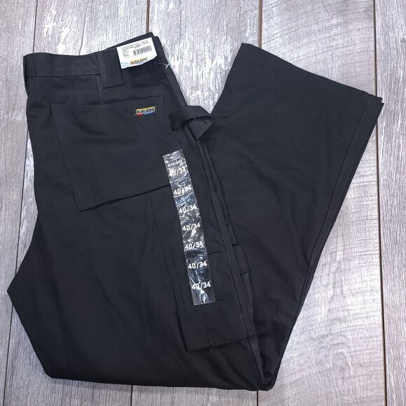 Blaklader Mens Workwear Ripstop Pants Size 40x34 Utility Canvas Roughneck - Picture 1 of 11